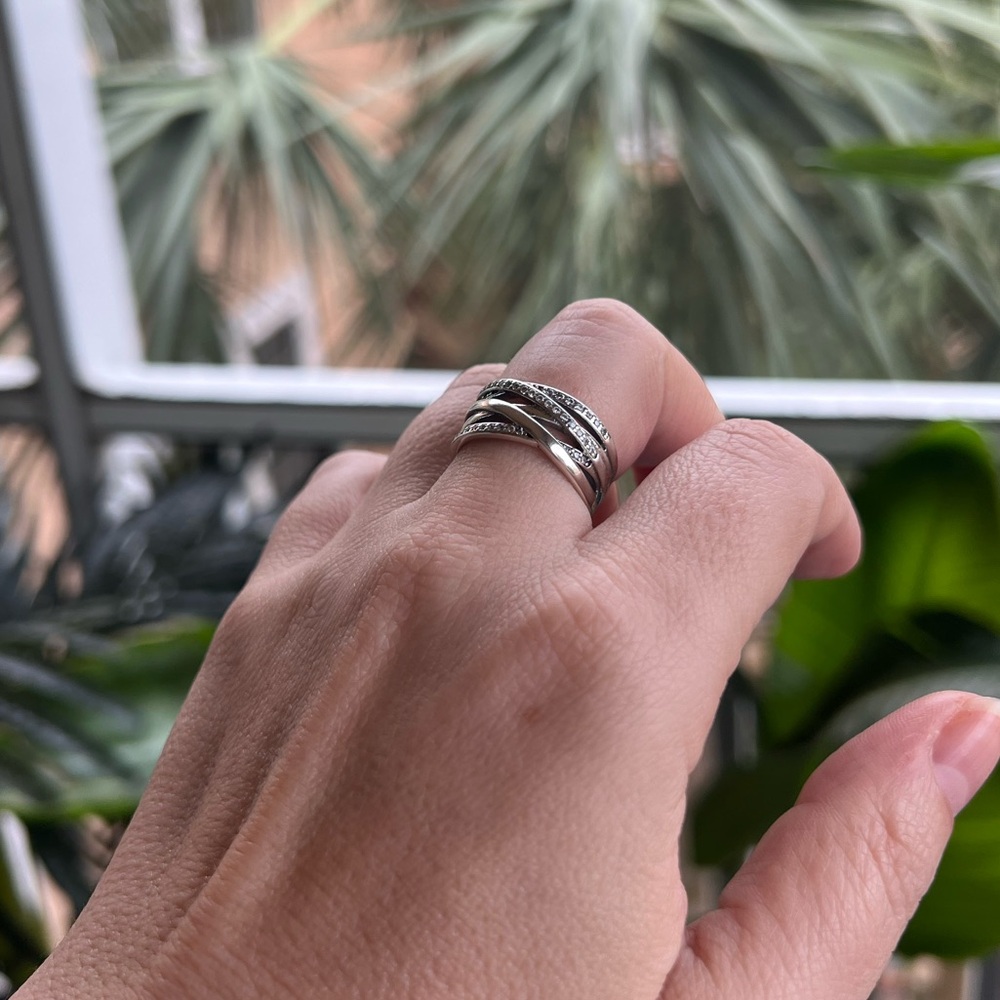 Pandora Entwined Ring, Size 8.25 - Picture 8 of 12